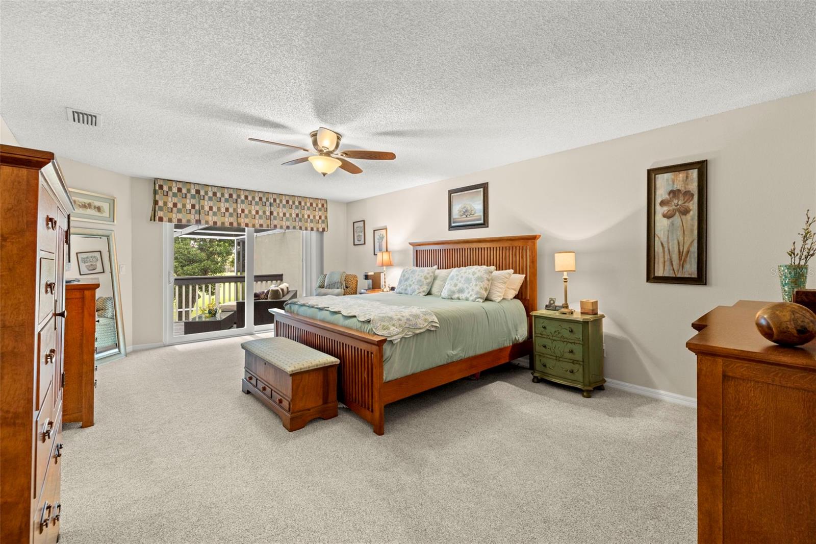 Primary Bedroom with En-Suite Bath & Balcony