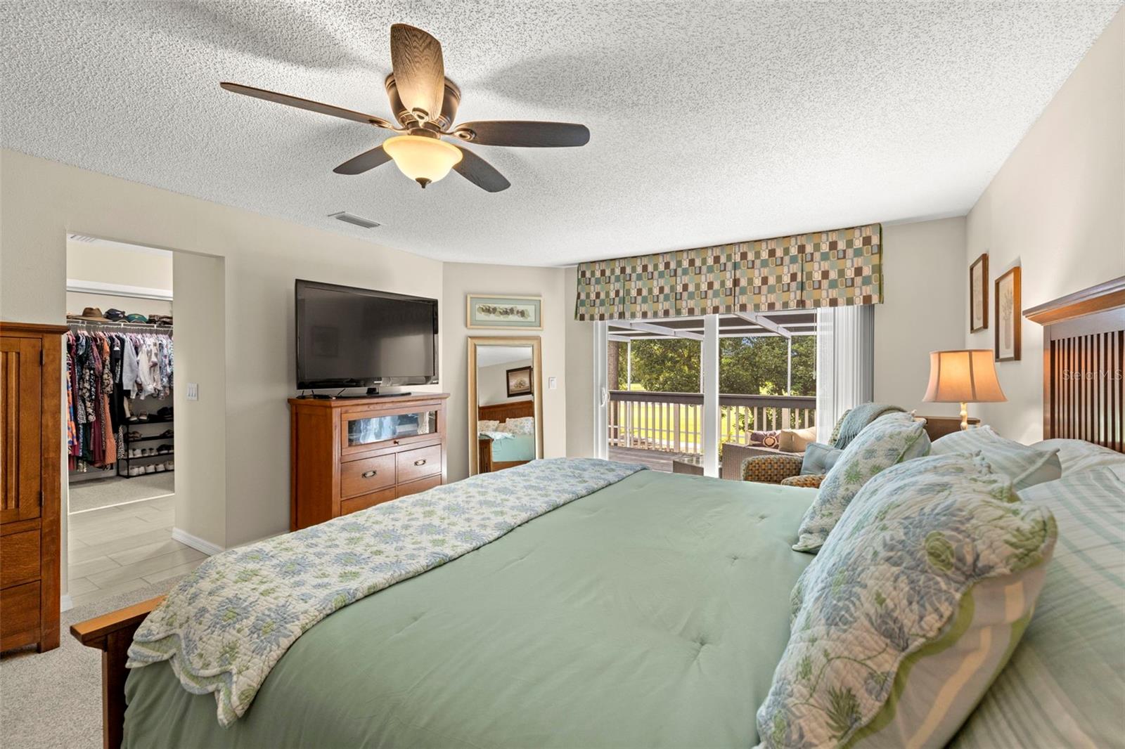 Primary Bedroom with En-Suite Bath & Balcony