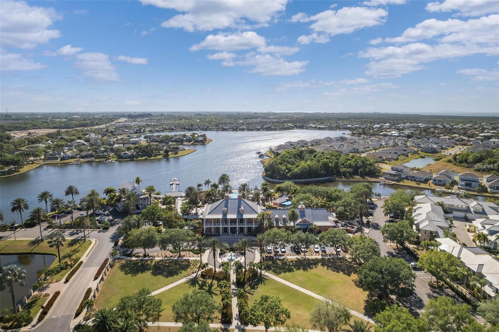 Aerial View of Community Clubhouse