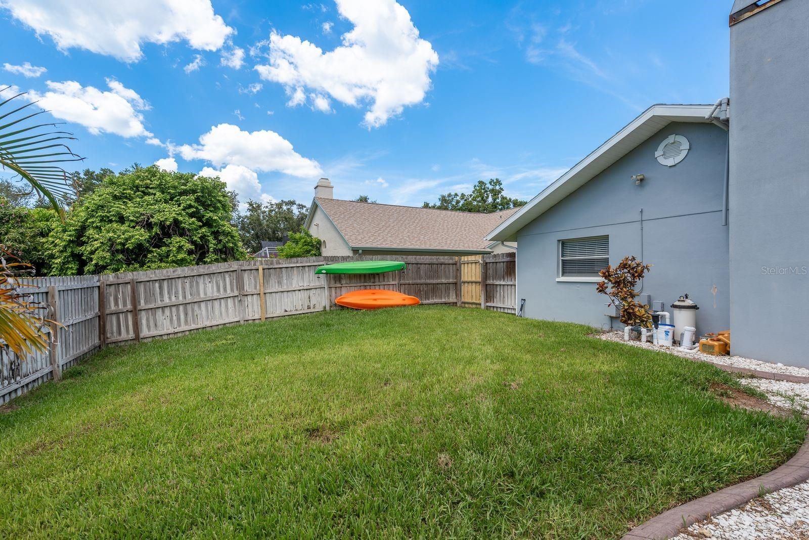 Fenced Backyard