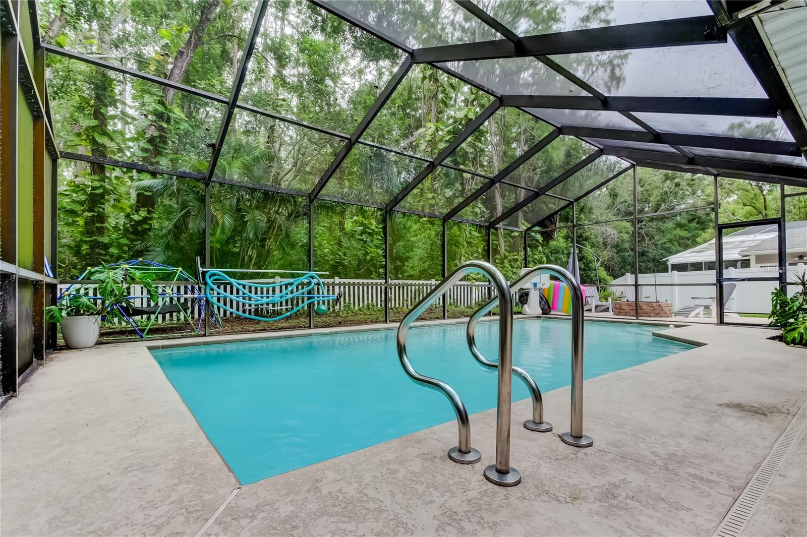 Inground heated pool