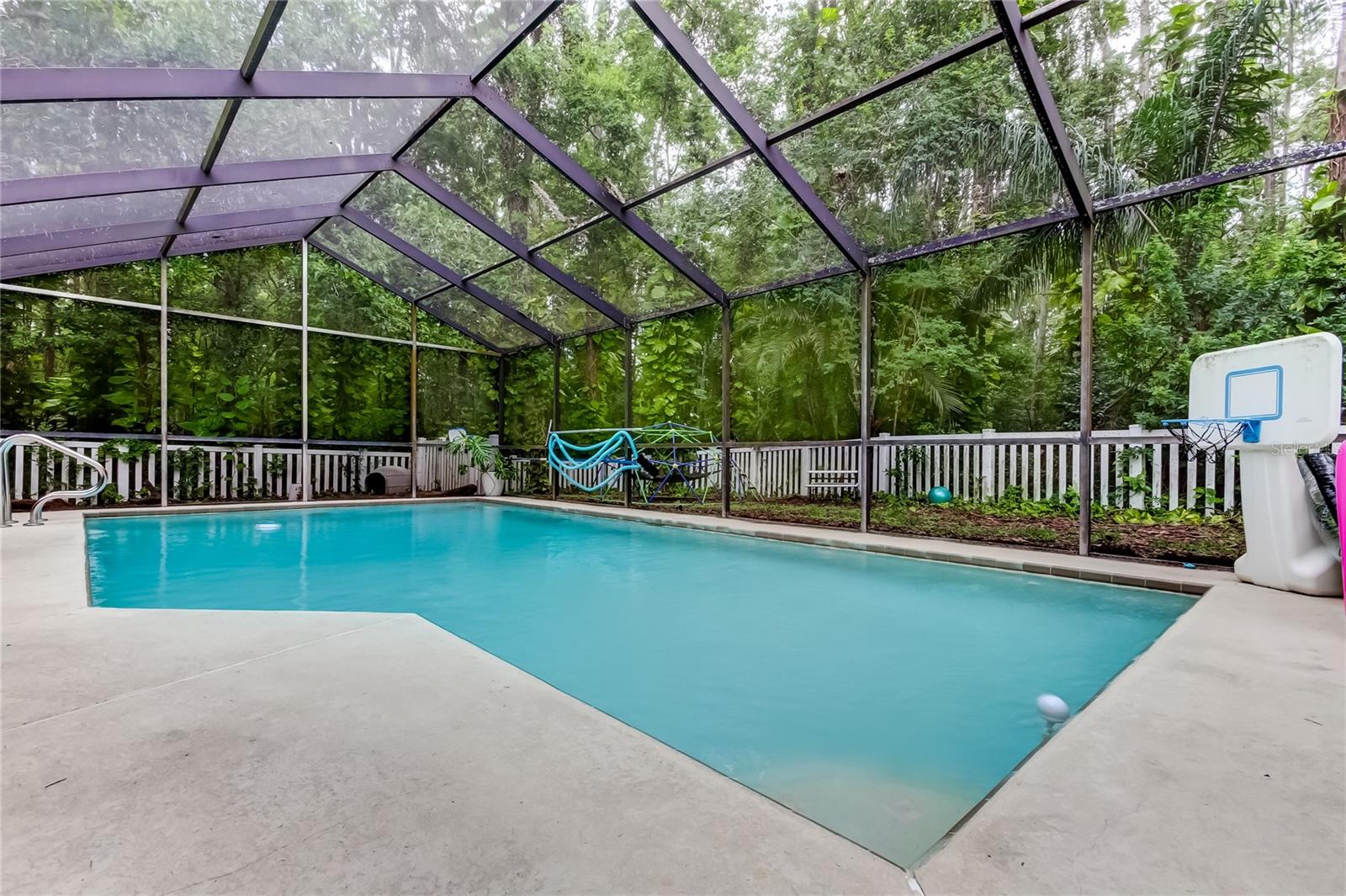 Inground heated pool