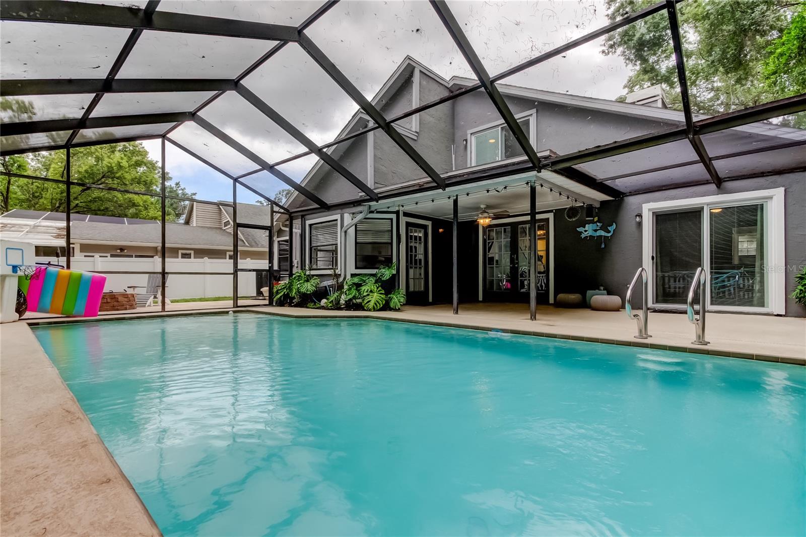 Inground heated pool