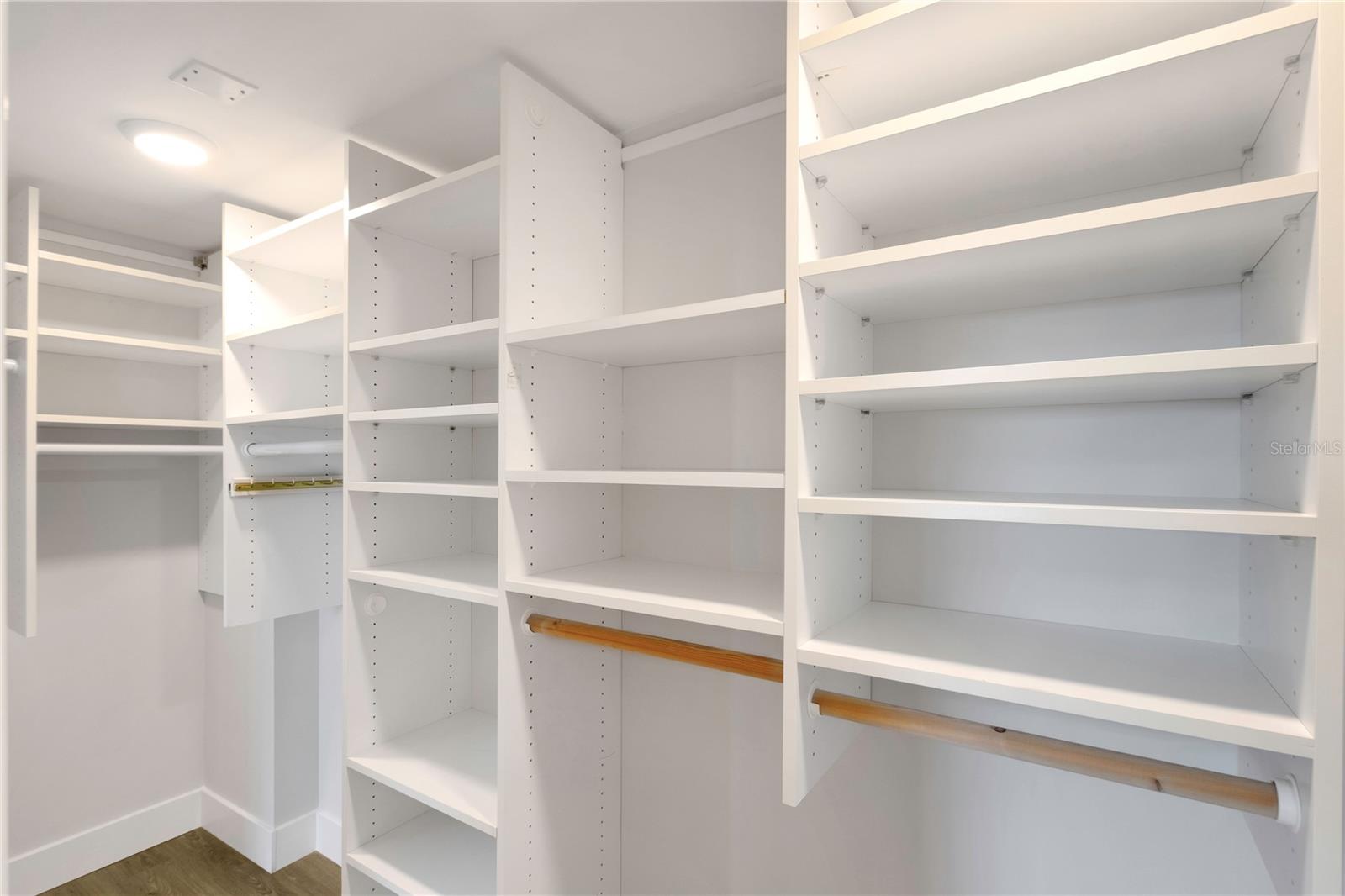 Master Bedroom Closet - Left View