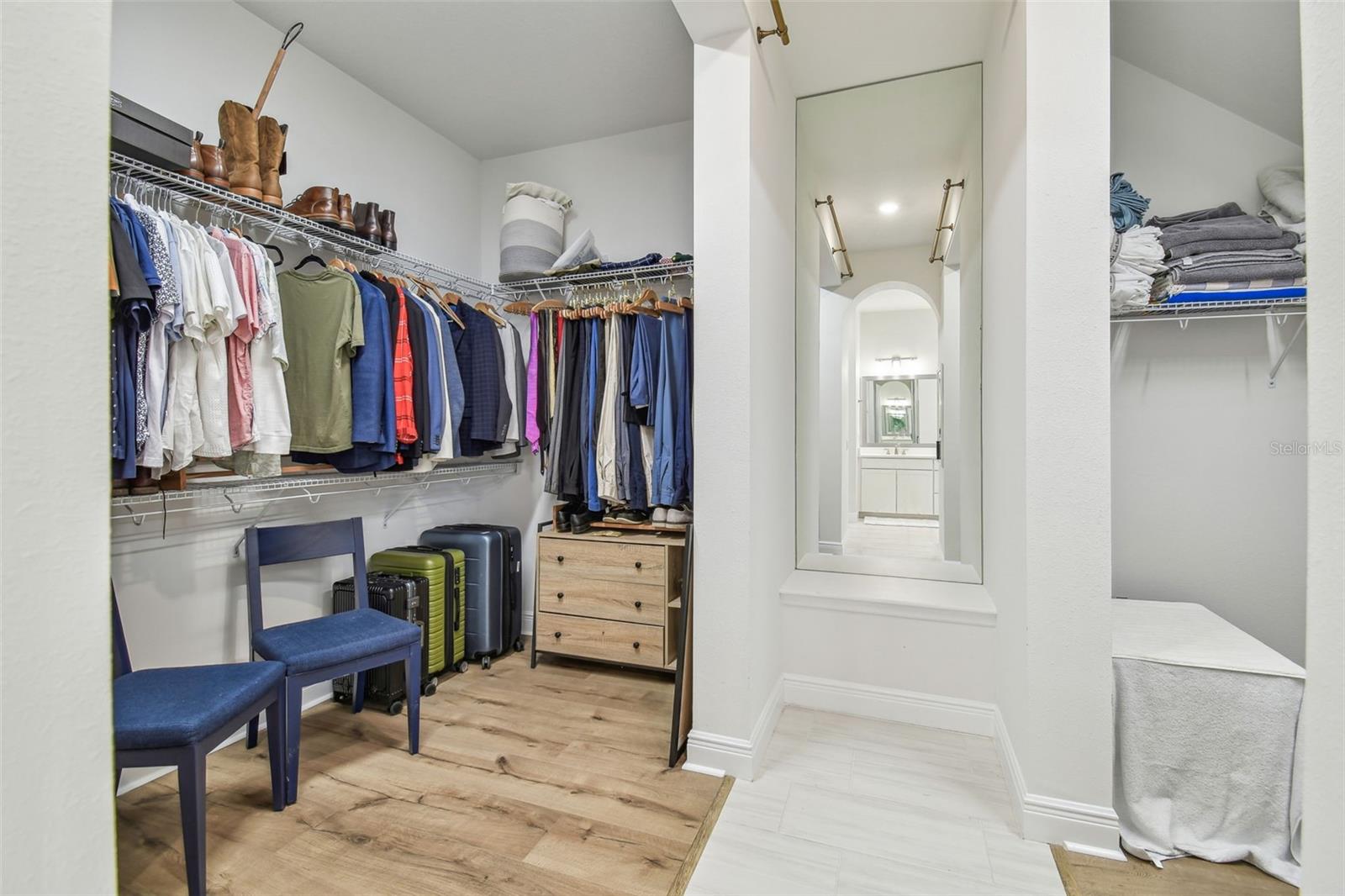 Dual Walk-in Closets