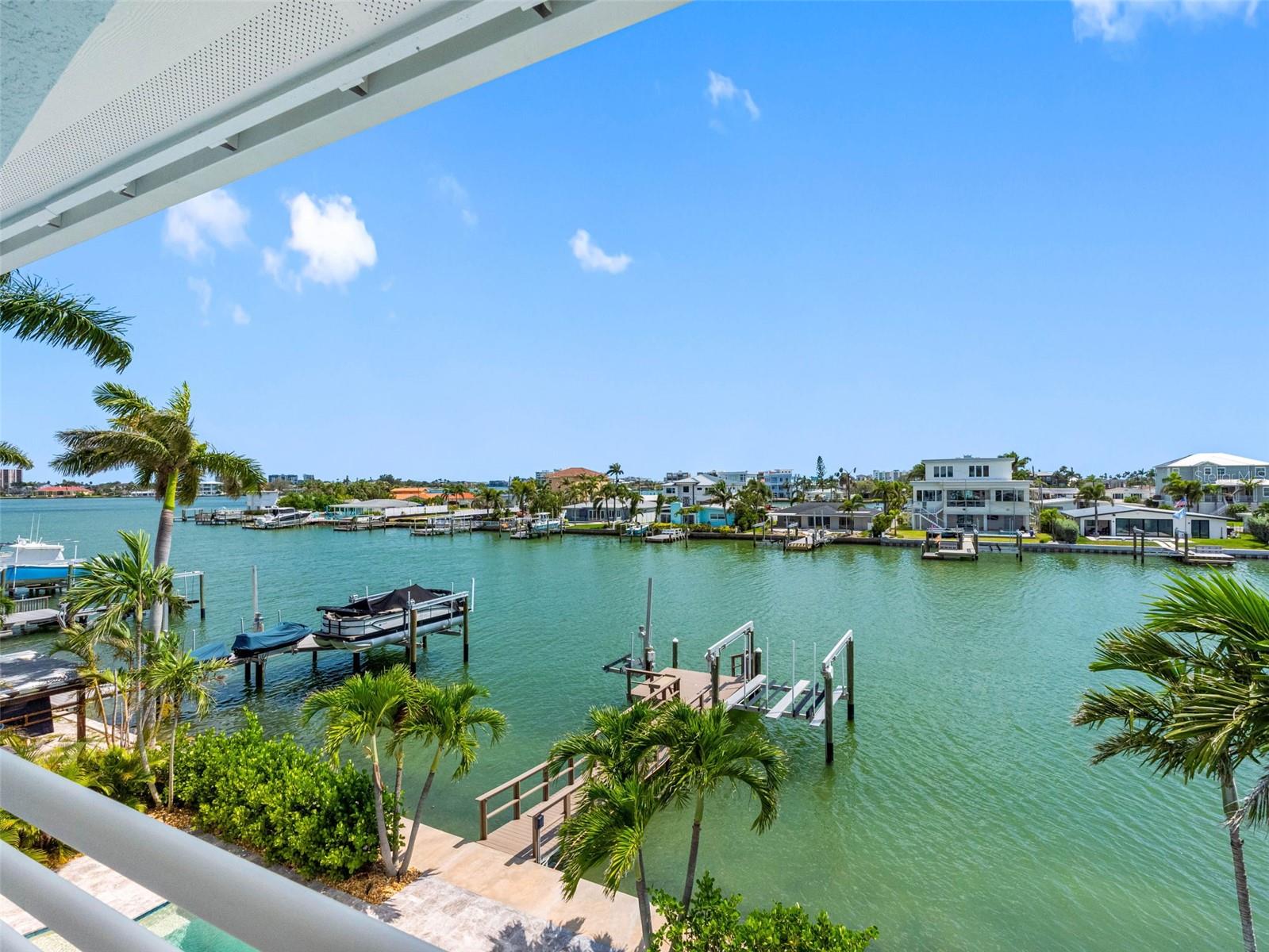 Waterfront views.