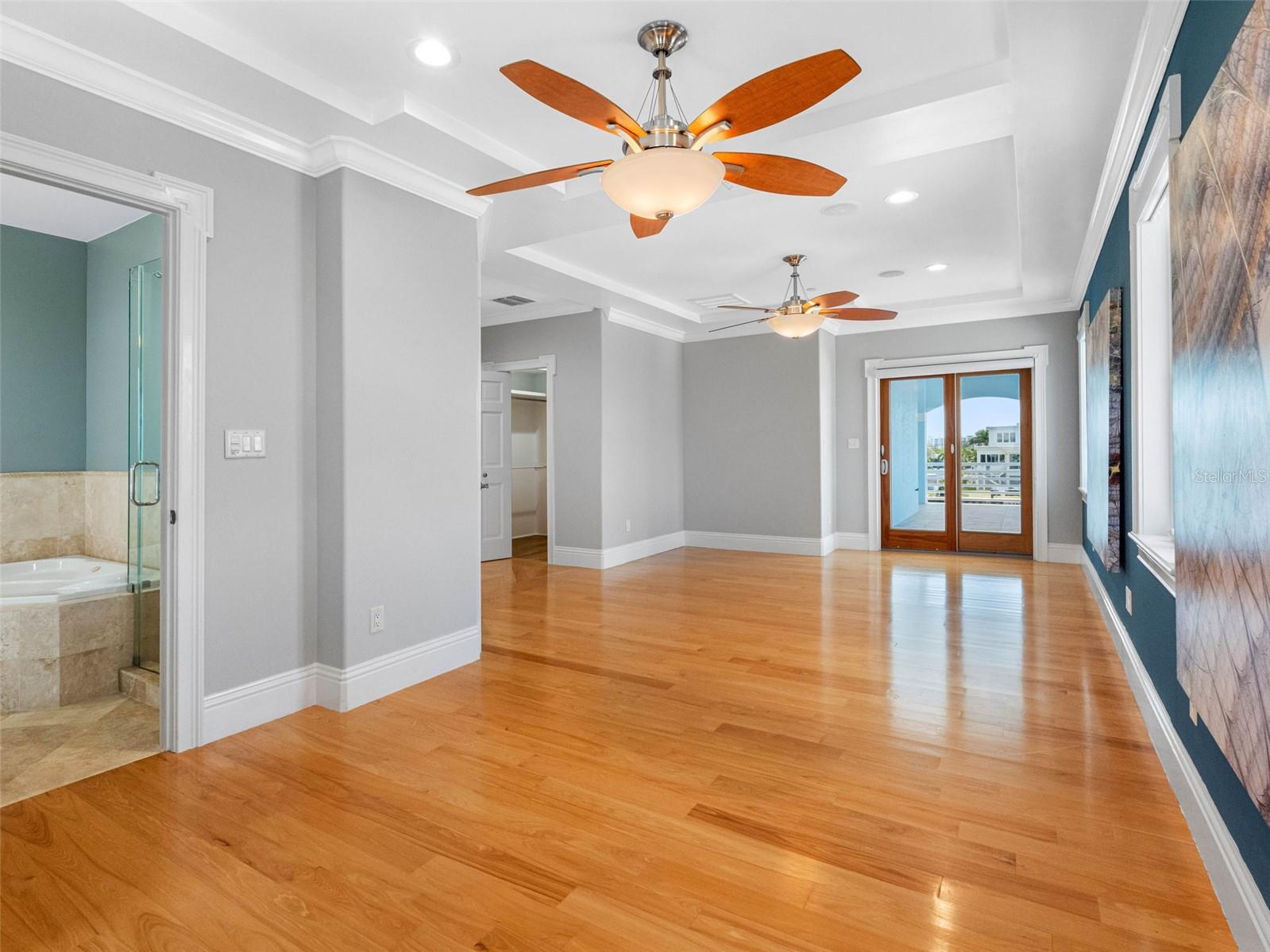 Oversized Bedroom 3 with space for multiple beds, or sitting area with pullout couch.