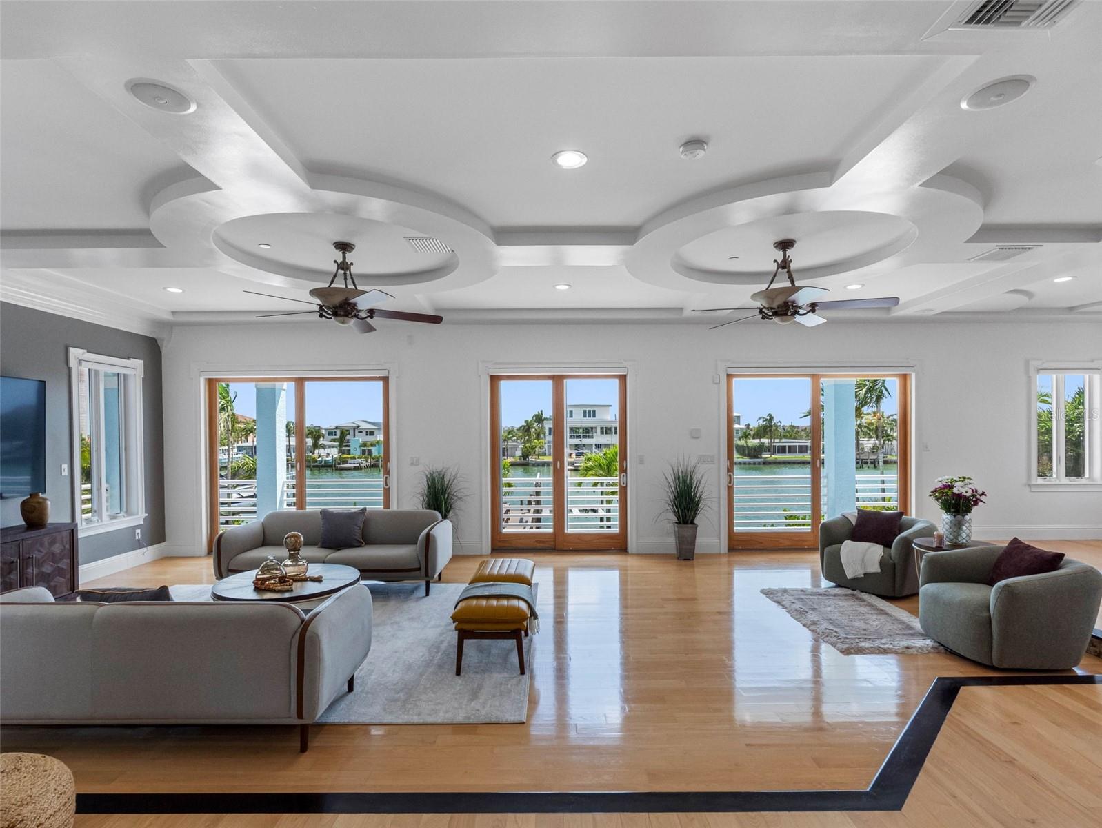 Open concept living.