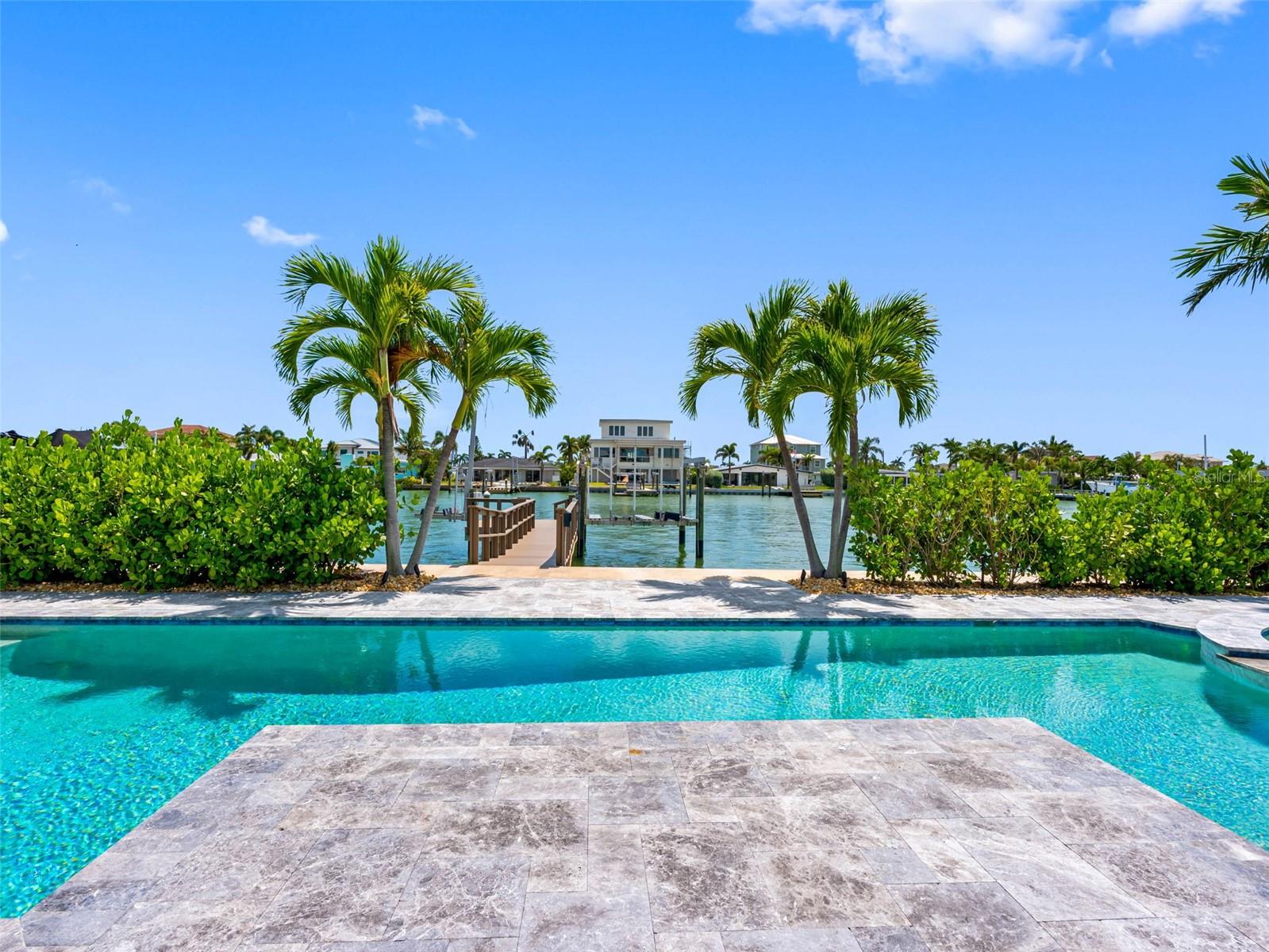 Salt water tolerant landscaping gives you privacy.