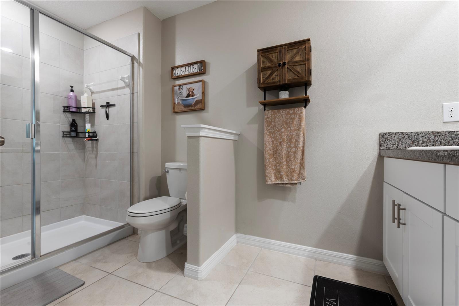 Large primary bathroom