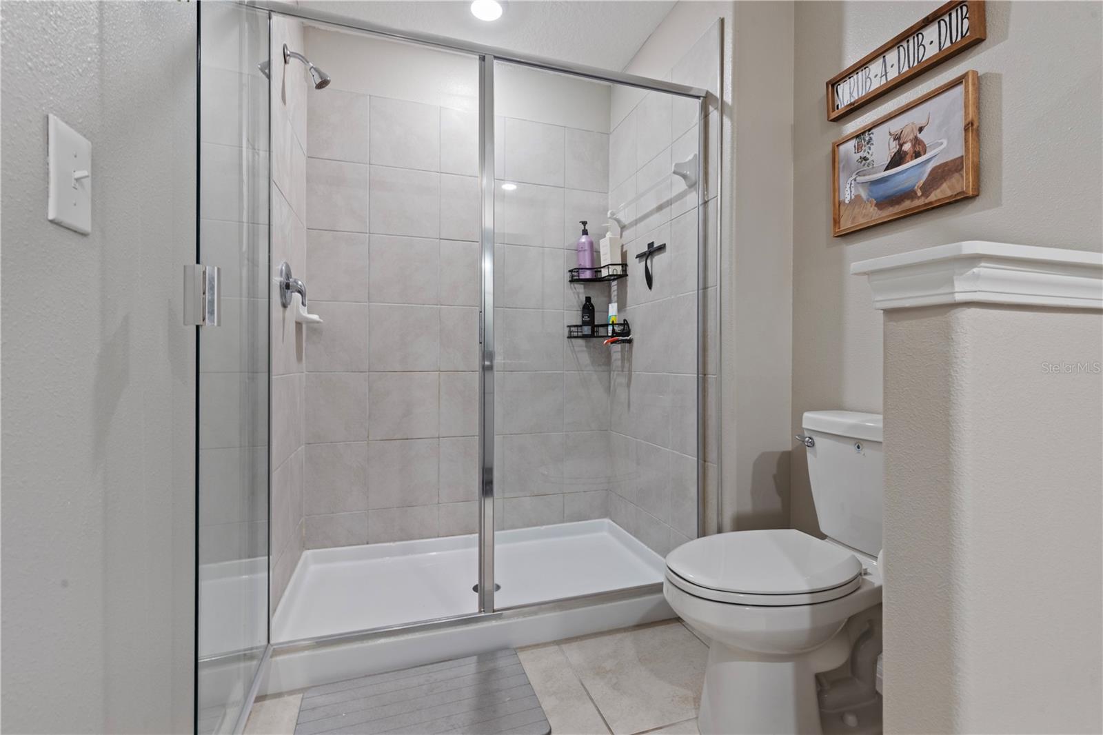 Walk in shower