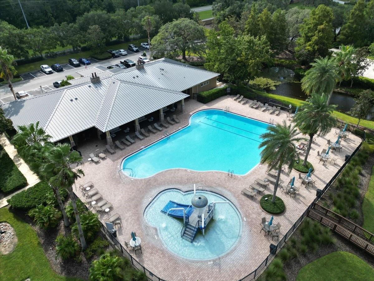 Resort style pool