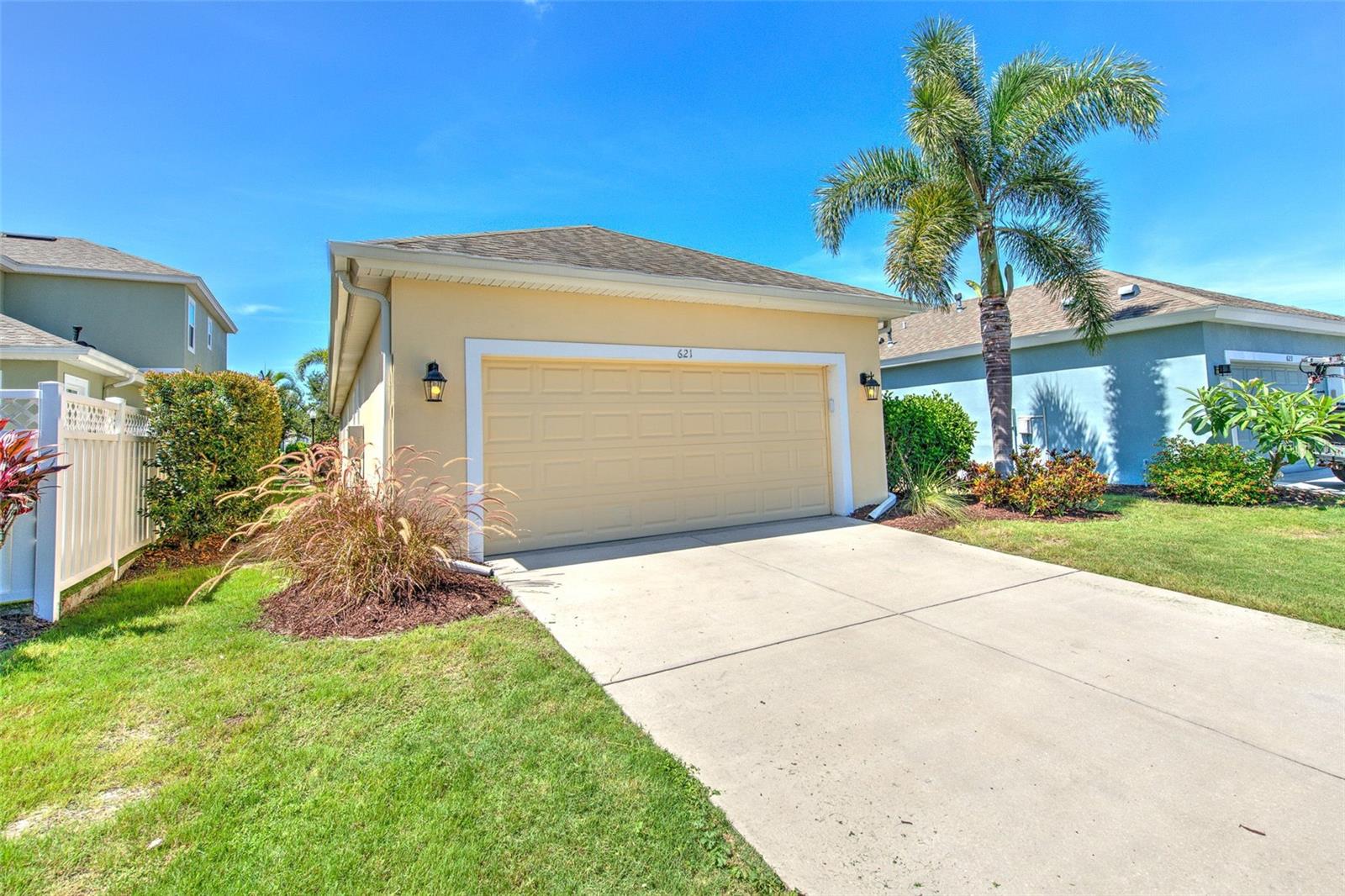 Rear-Facing Garage with Full Driveway