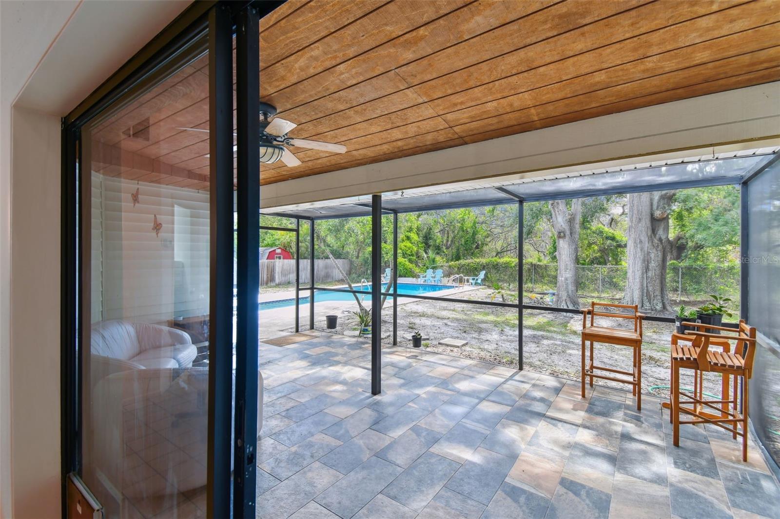 Sliders to Covered/Screened Lanai