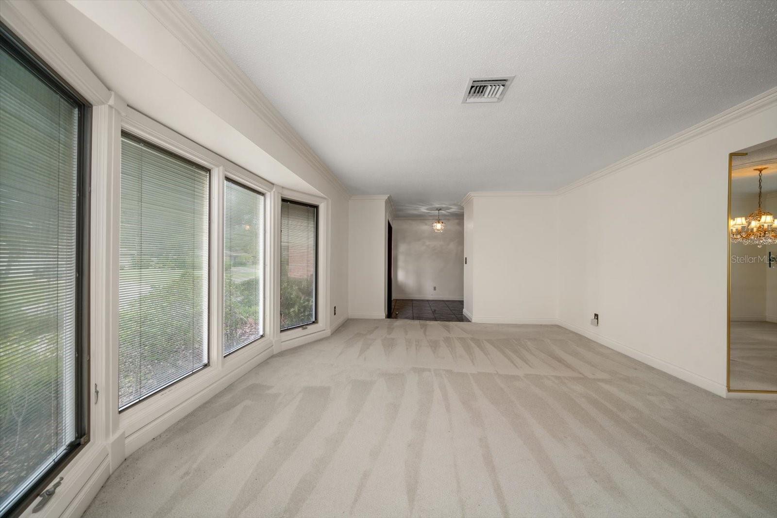 Living Room, plenty of space and amazing windows