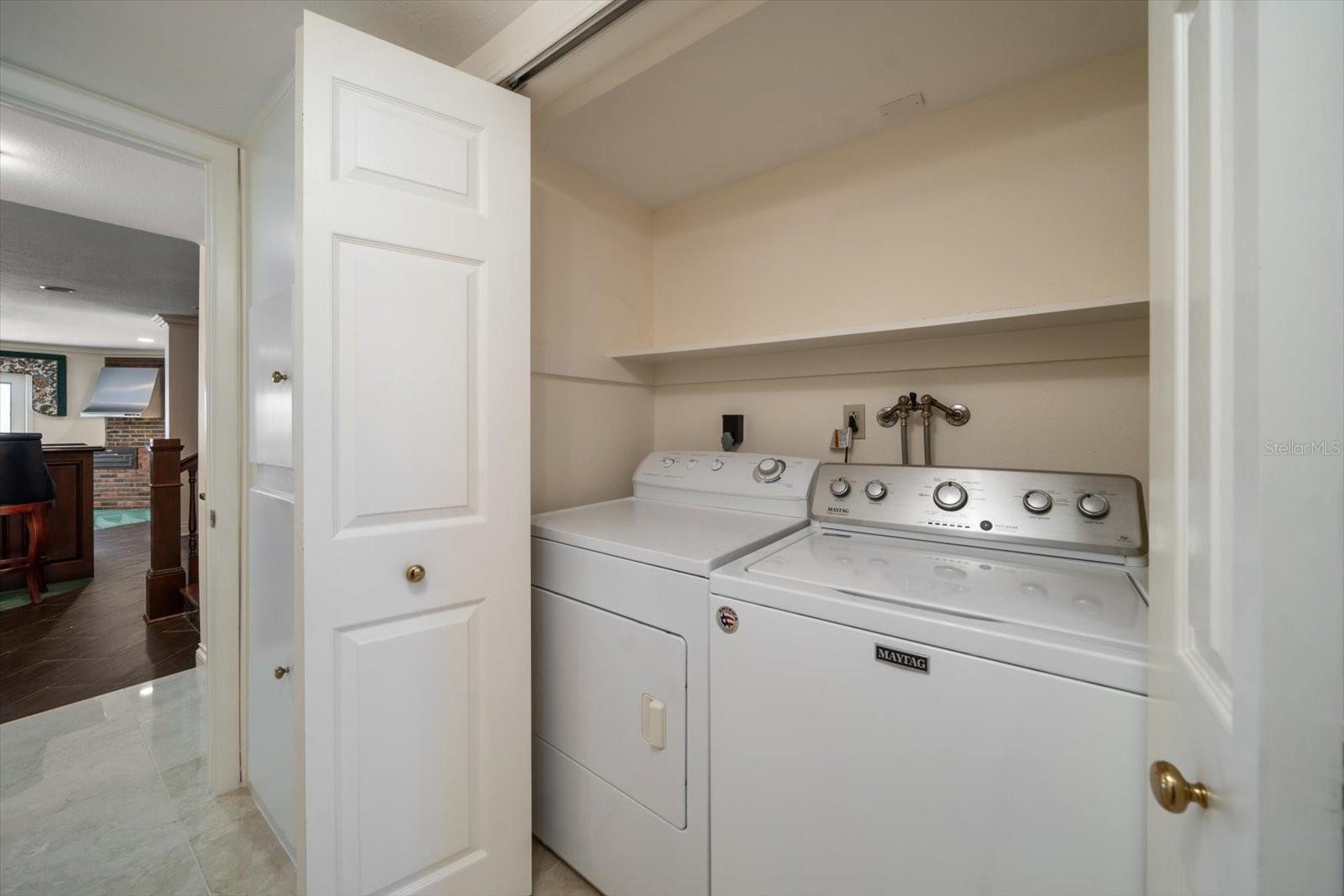 Inside laundry