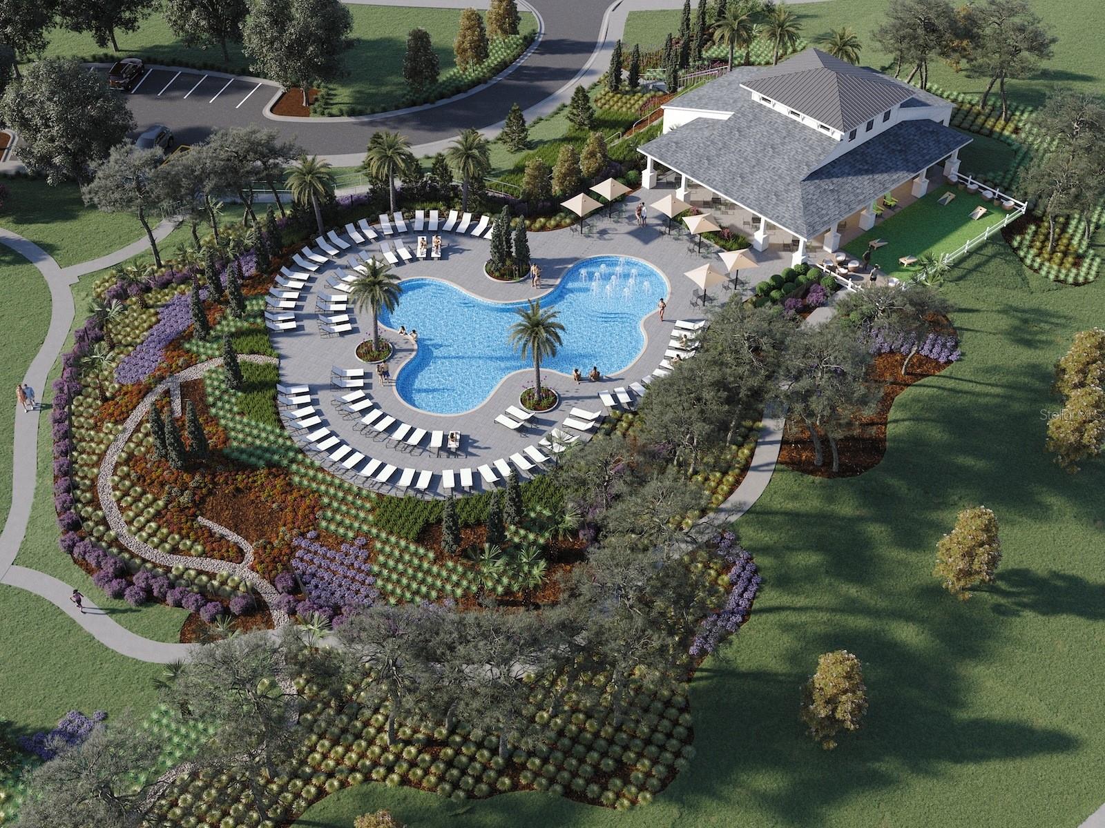 Benton Hills Pool Rendering