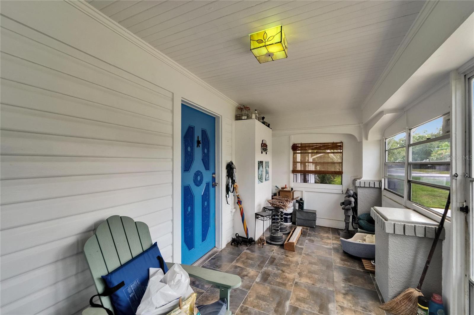enclosed front porch