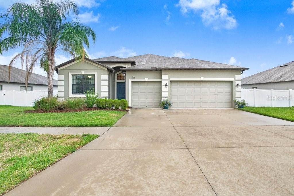 front of the home