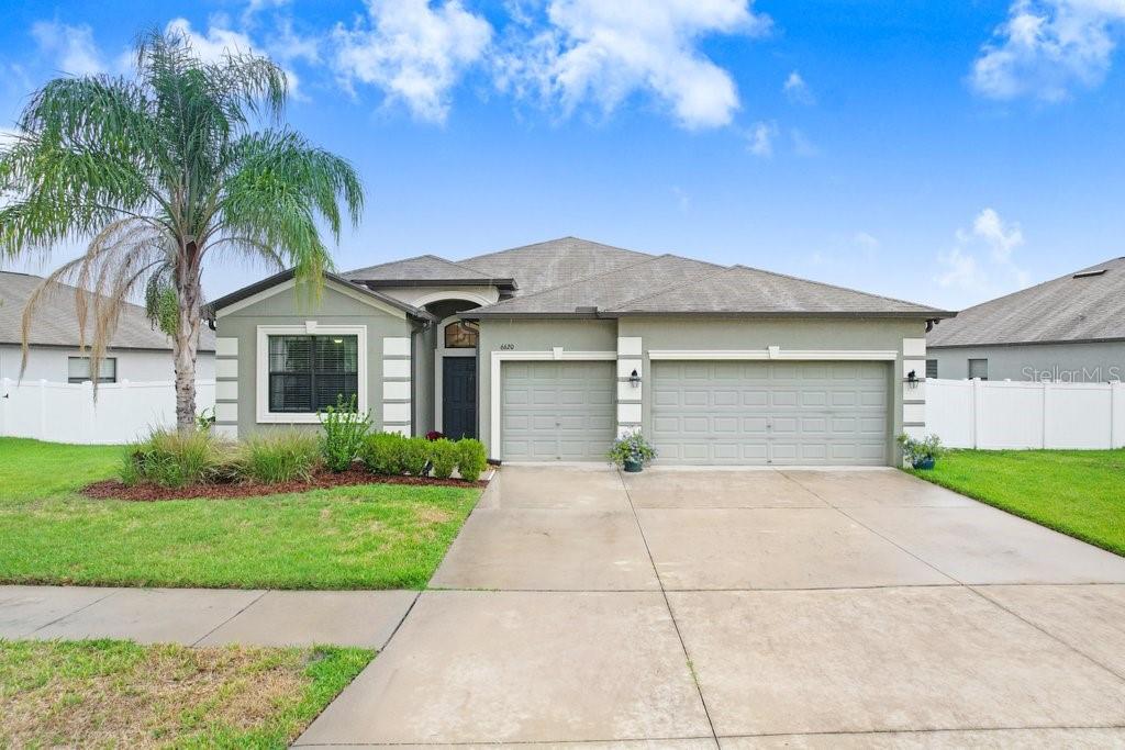 front of the home