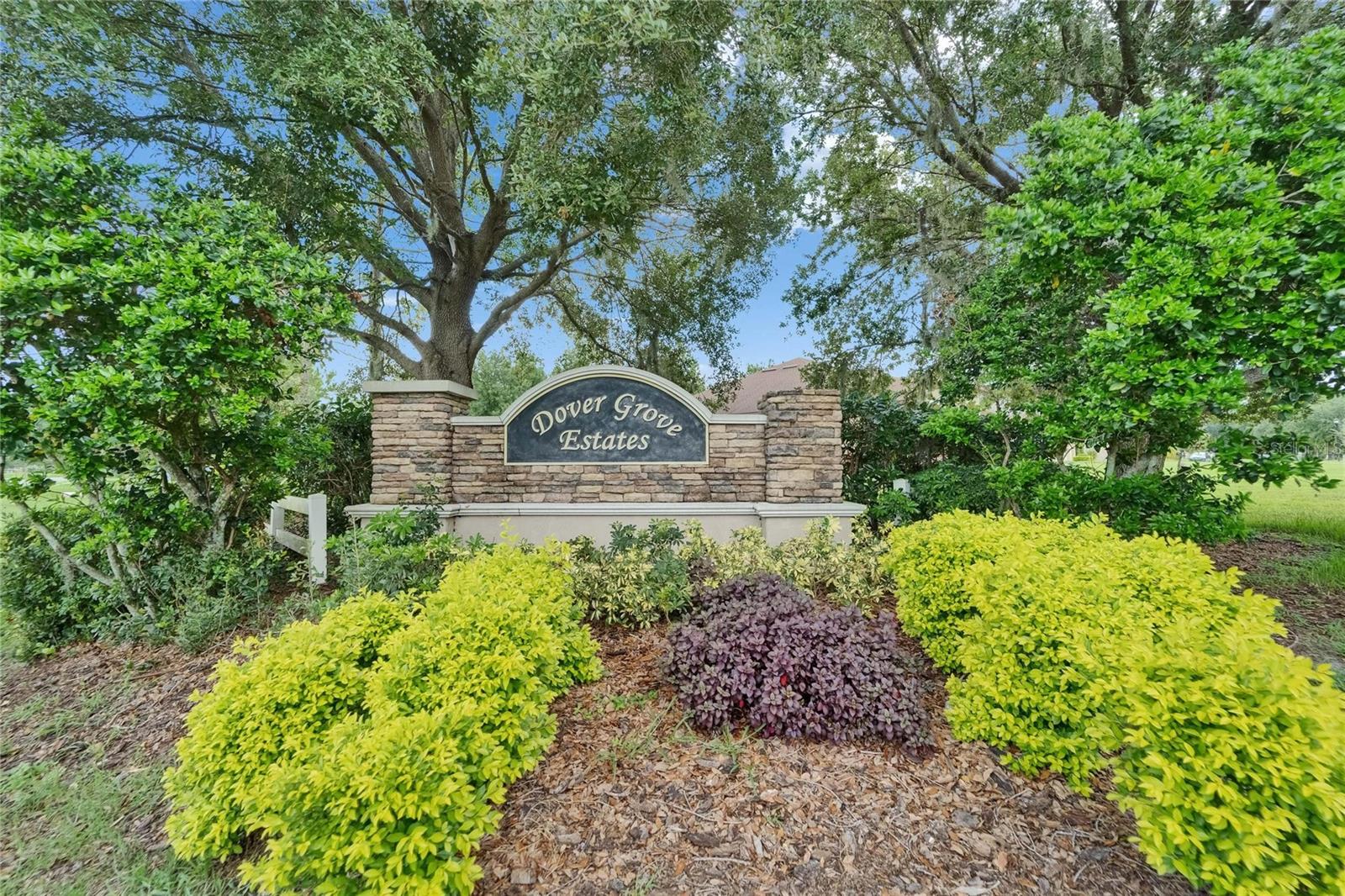 Very private Dover Grove Estates