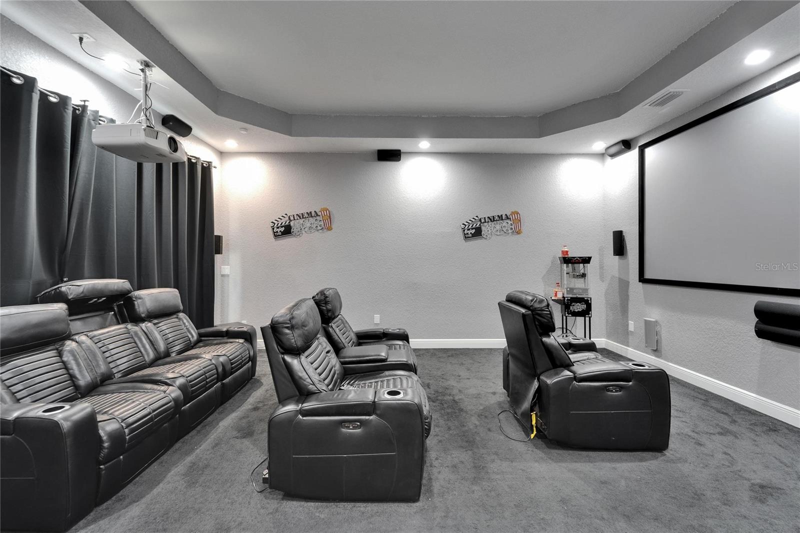 This Theater Room is PERFECT!