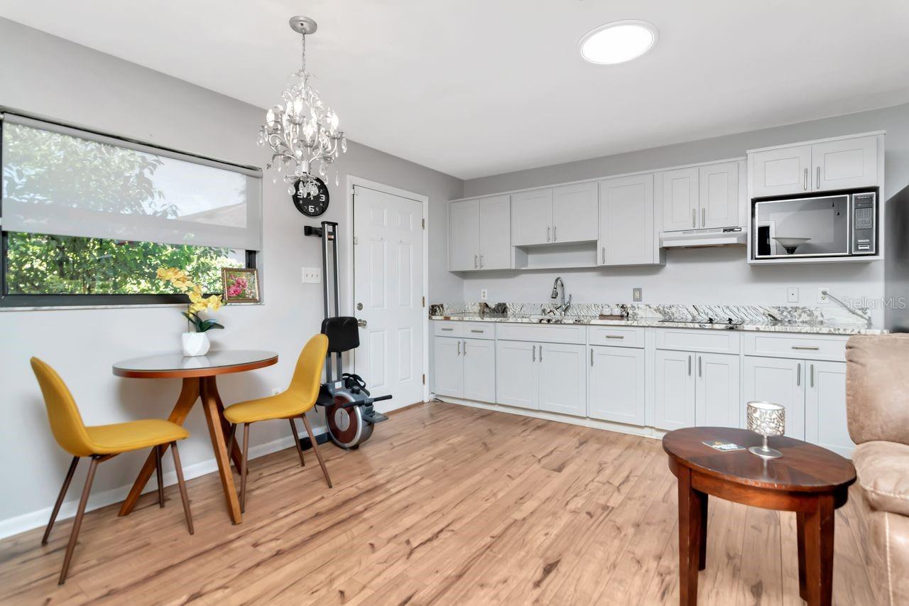 In-Law Suite Kitchen and Dining Area