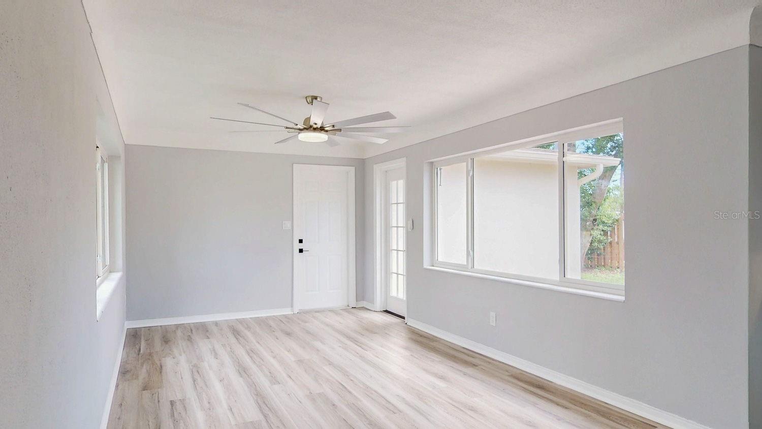 Front door with nice living area !