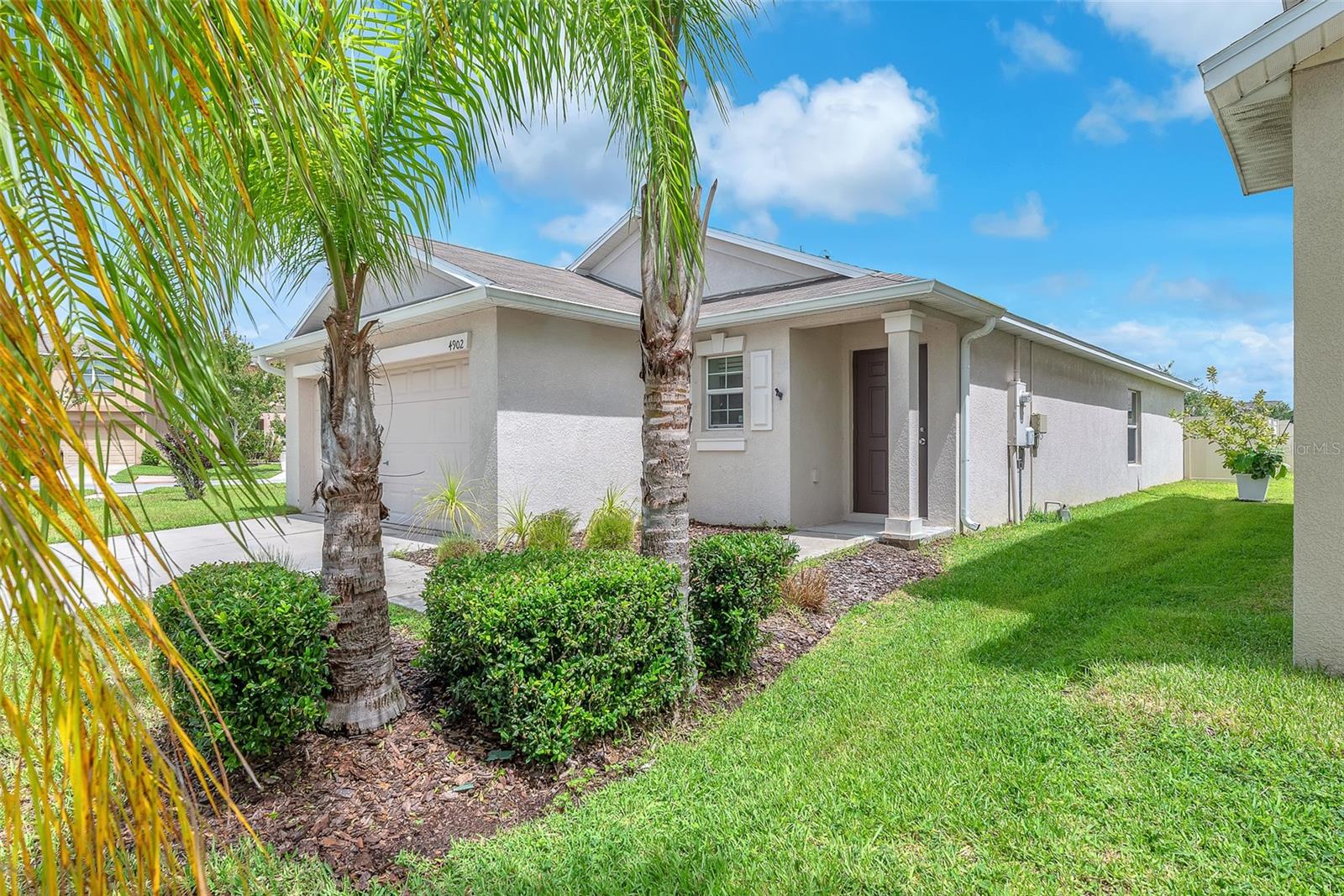 Florida friendly landscaping and HOA dues covers lawn care for each lot as well as common areas!