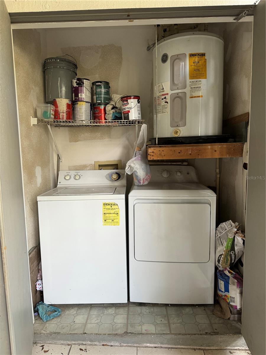 Laundry /utility closet