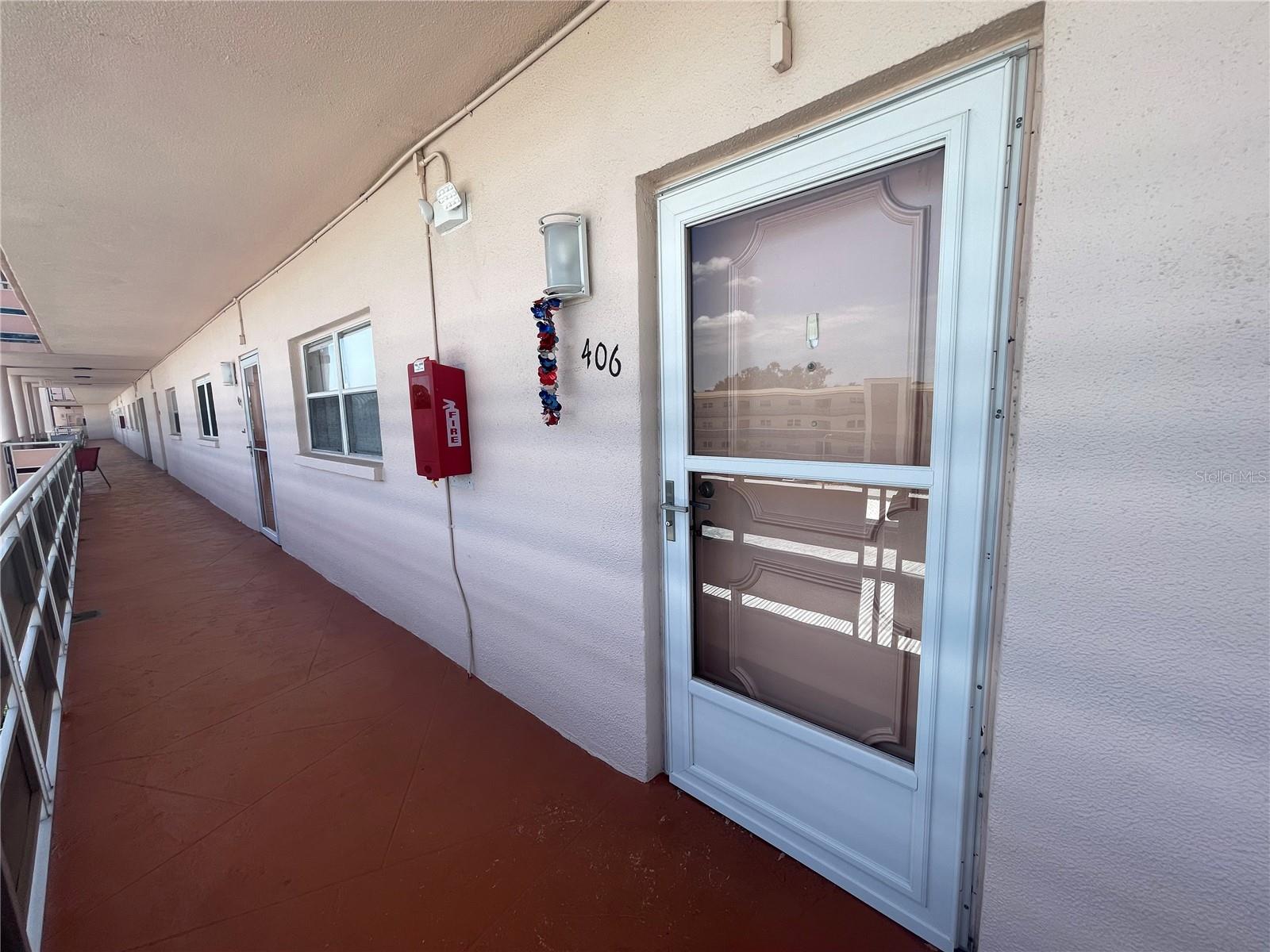 Main door & Balcony View