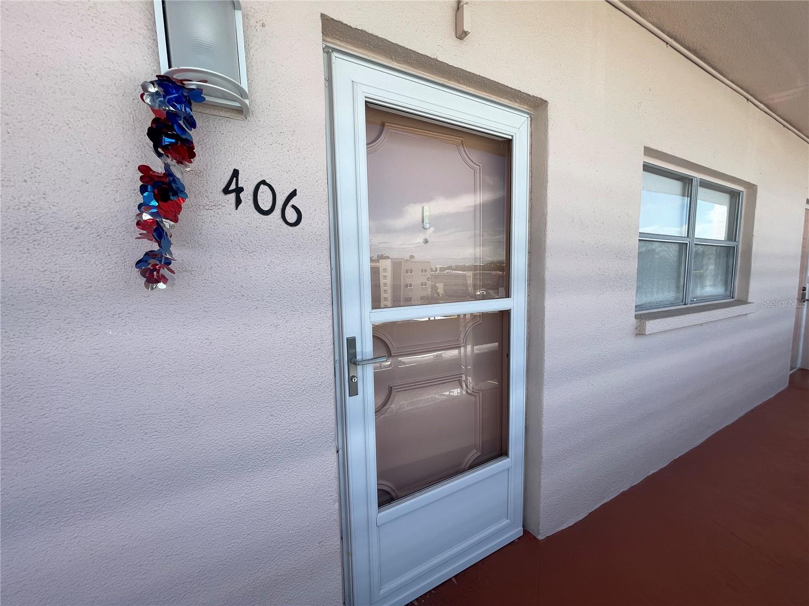 Unit entry door