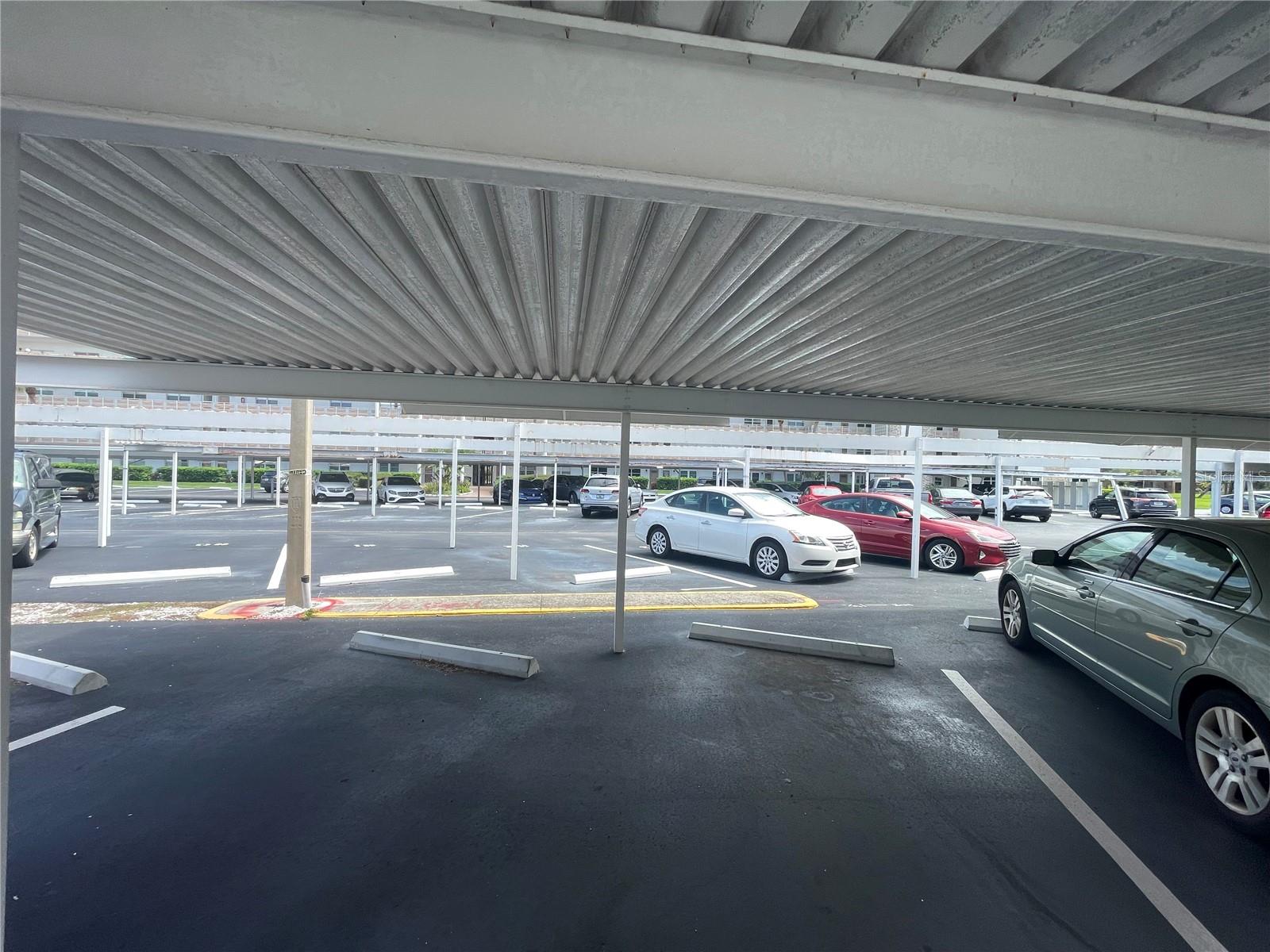 Covered parking available for a low monthly fee*