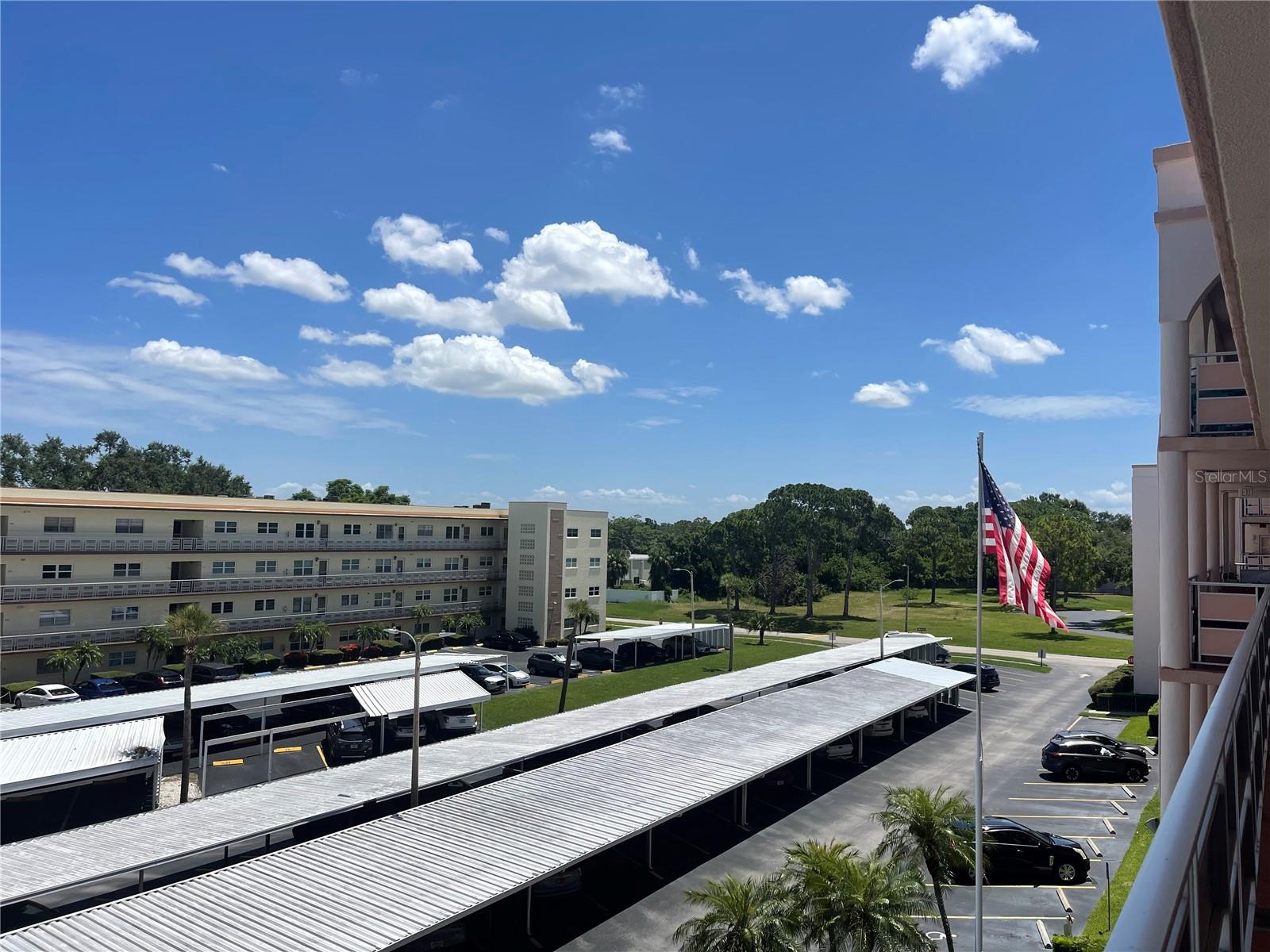 View from outside of the unit front door