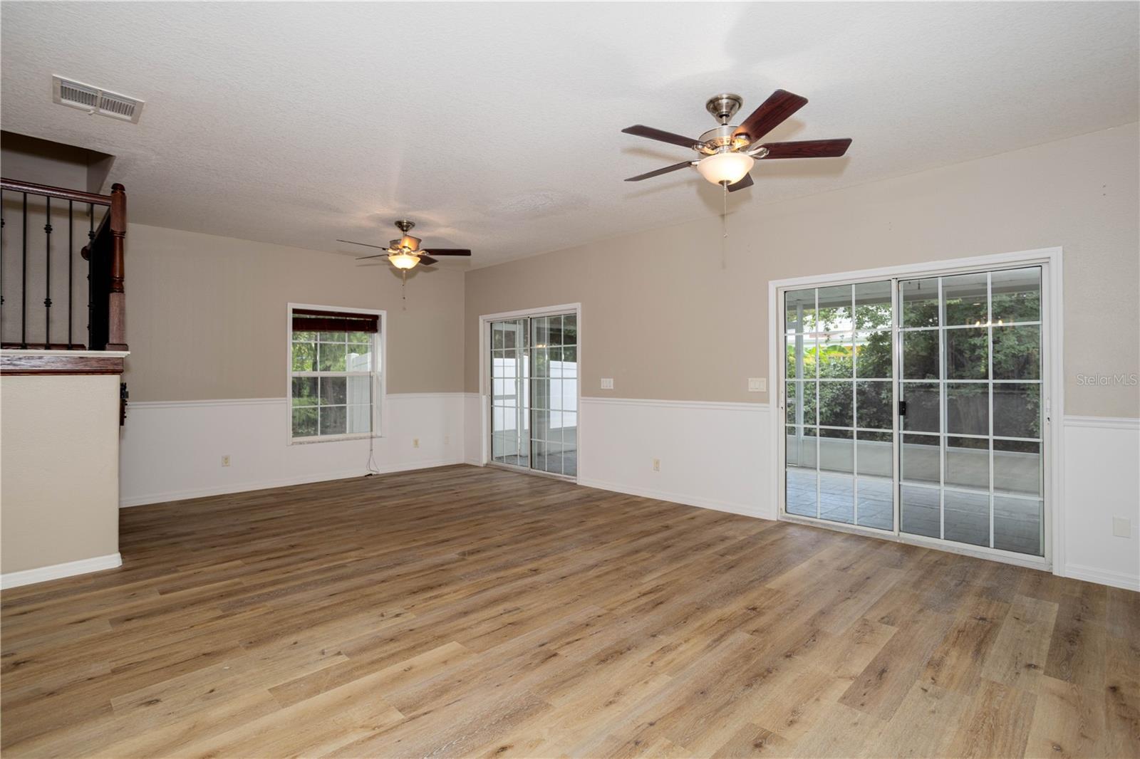 Double Ceiling Fans!