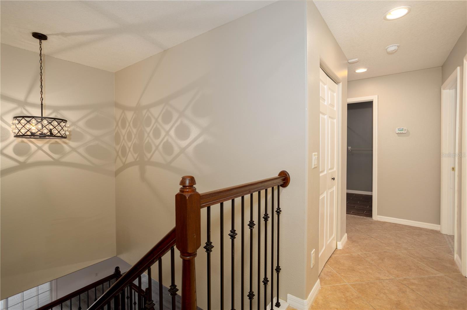 Upstairs!