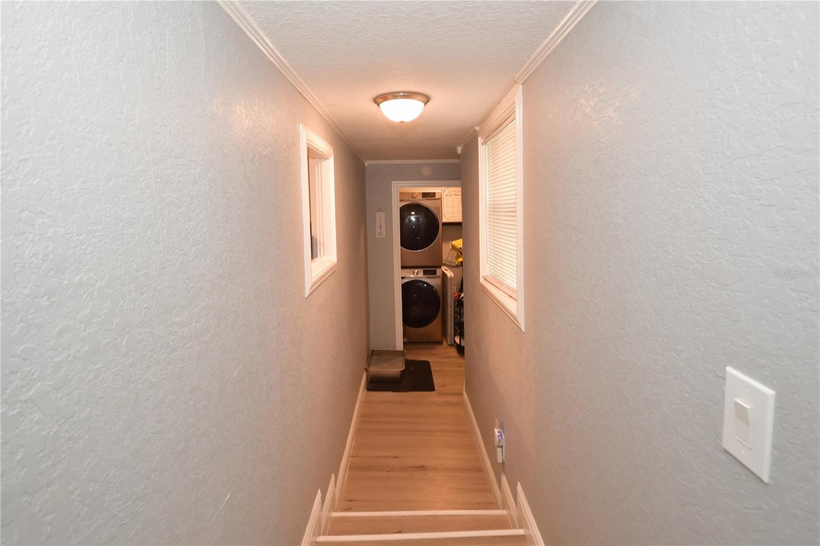 Hallway to laundry room