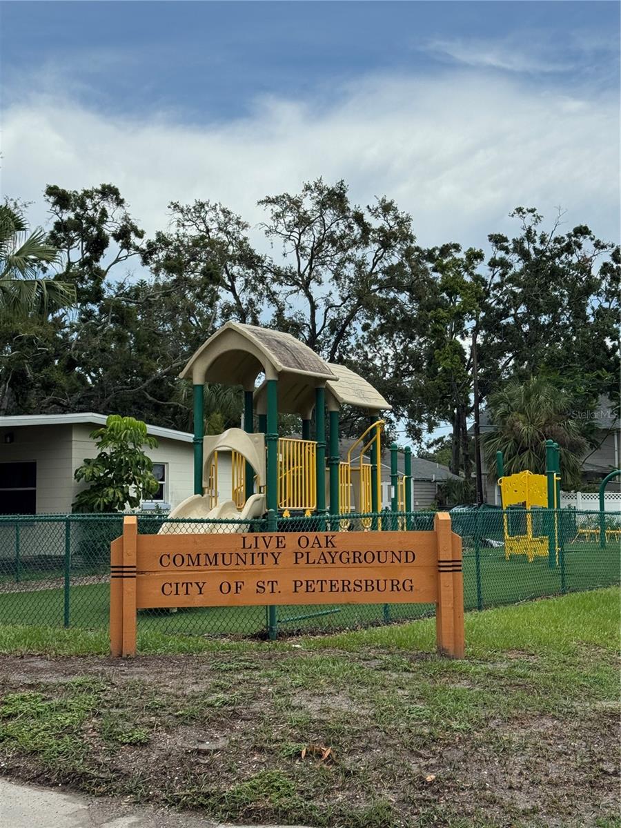 Playground a block away
