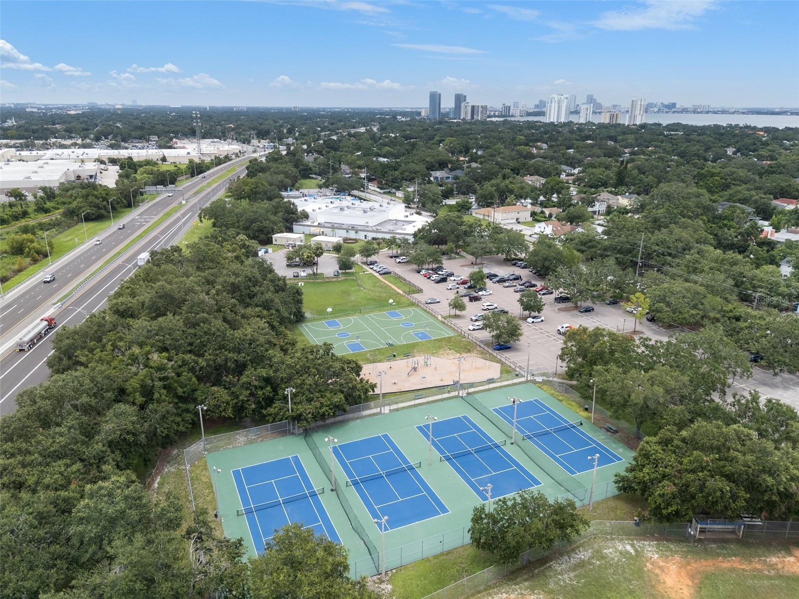 Play a pickle ball match at the YMCA