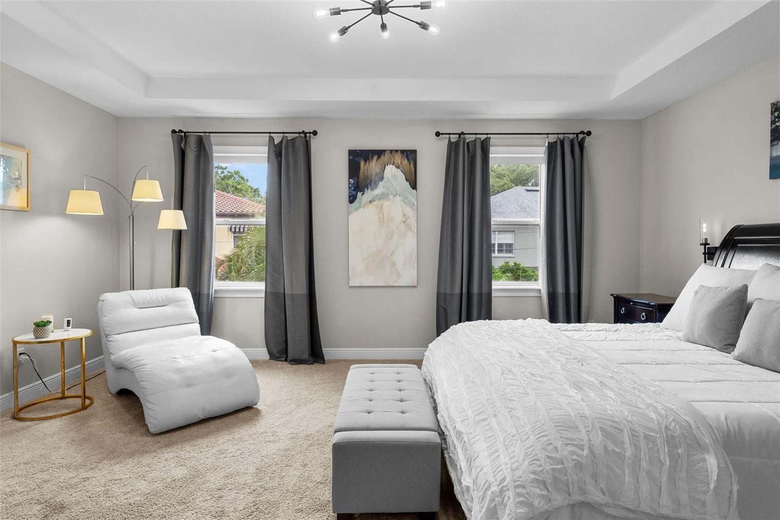 Spacious Primary with huge walk-in closet