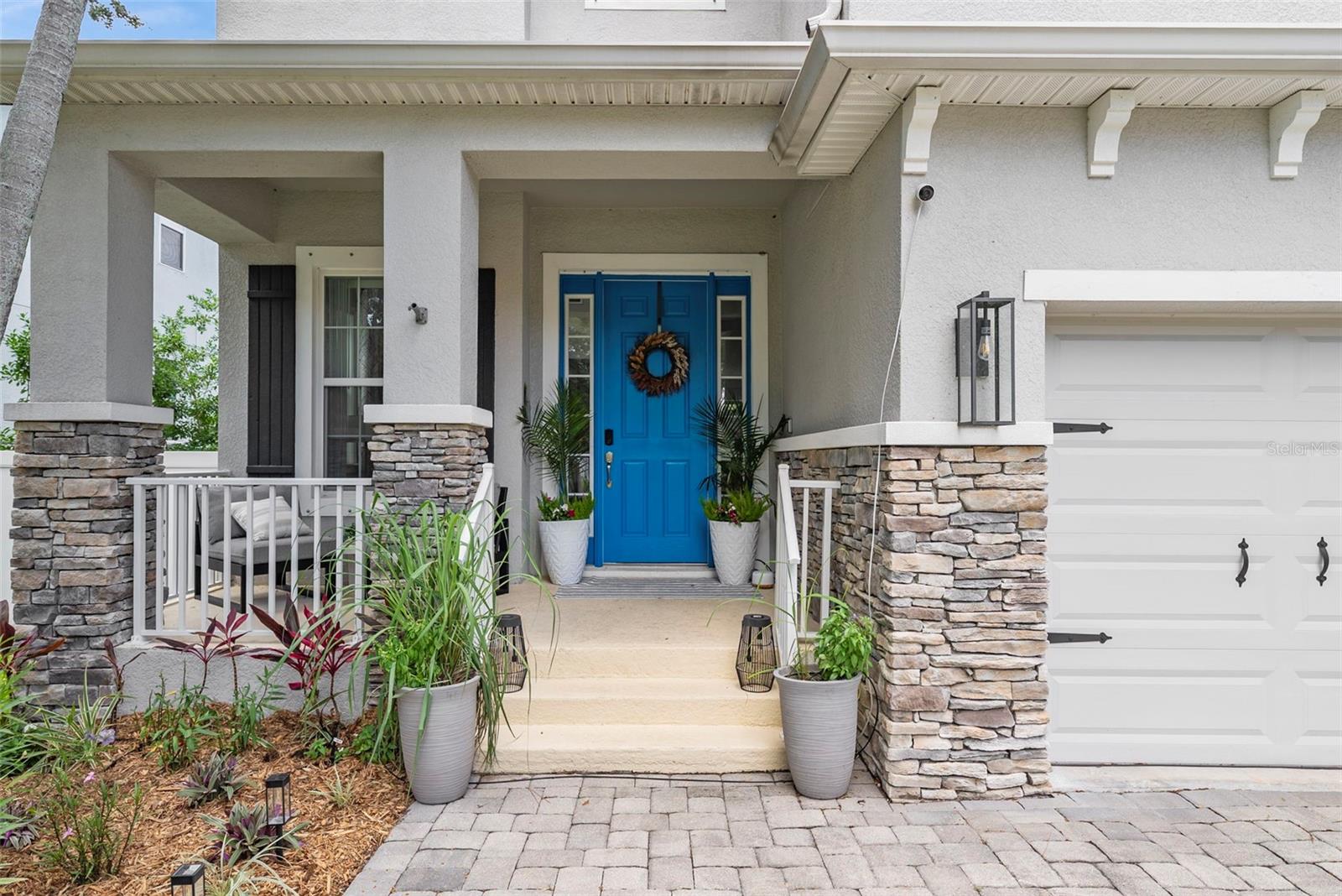 inviting front porch