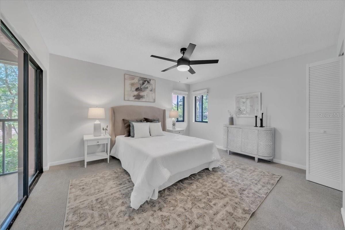 Oversized master bedroom