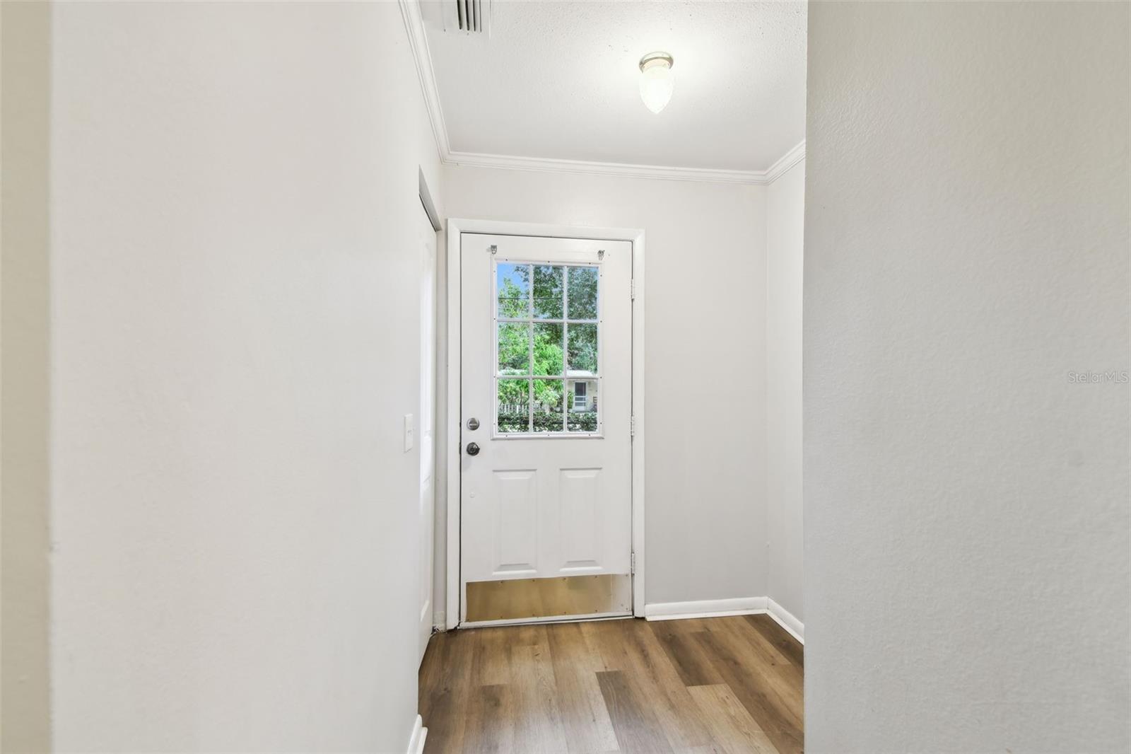 Back of Front Door