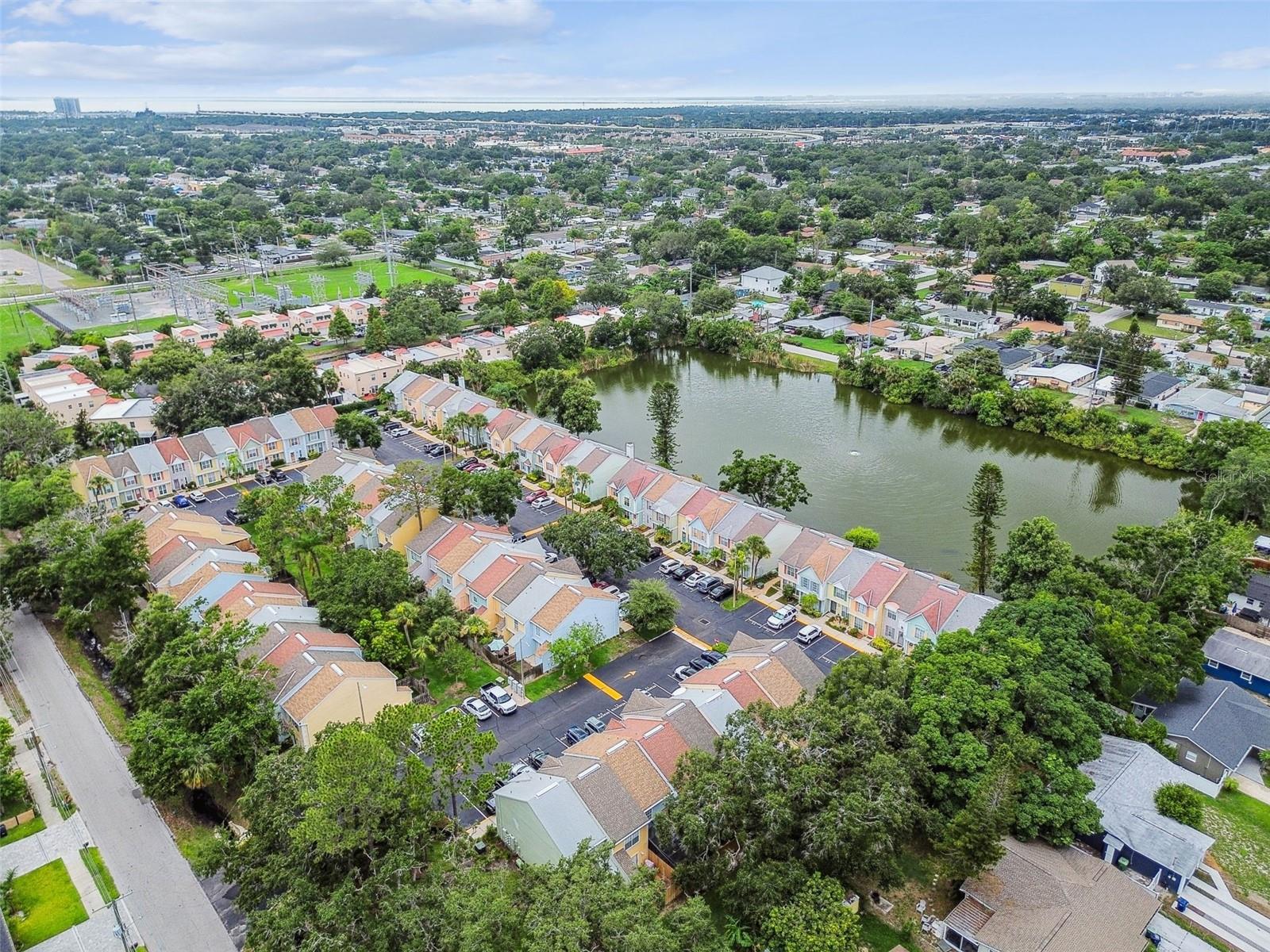 Drone Shot of community