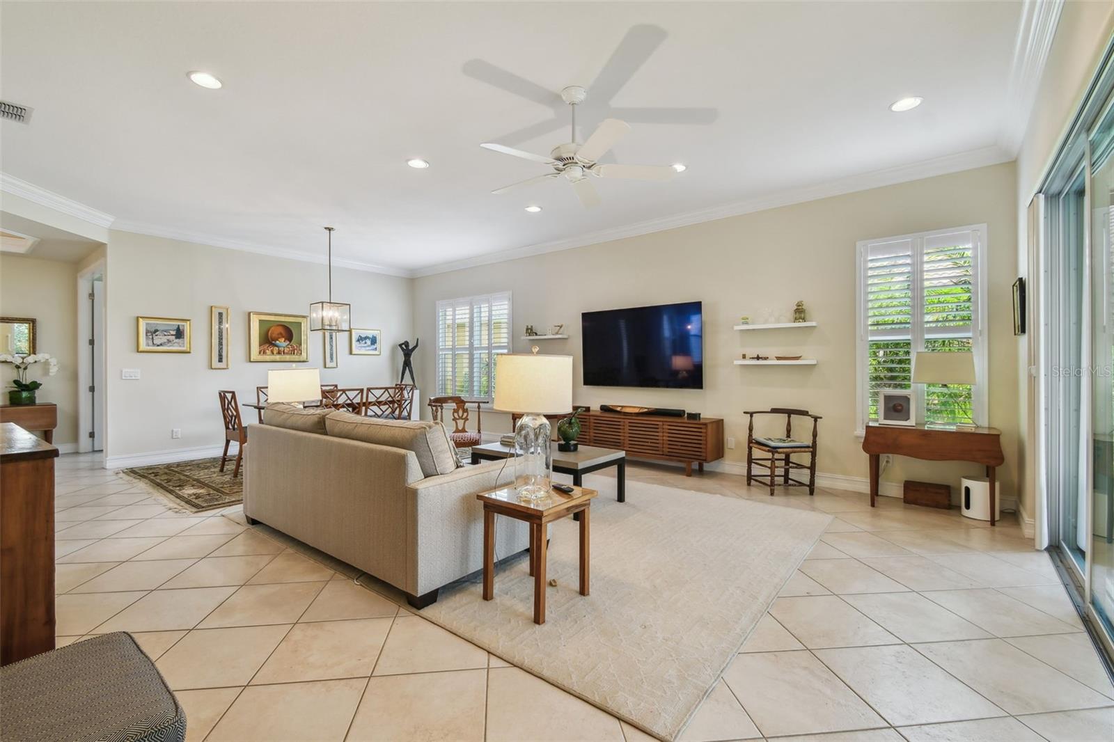 Large, light, and bright living room