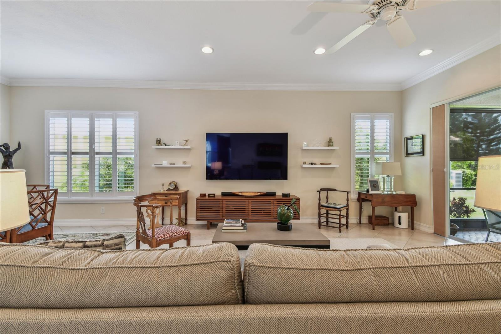 Tons of natural light from all the windows