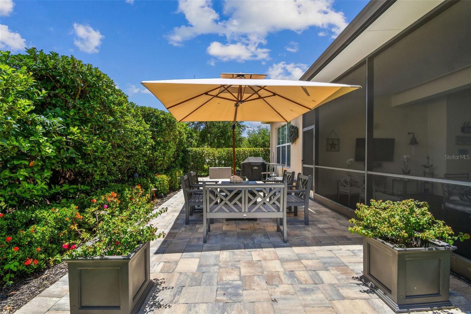 Additional view of real open-air patio