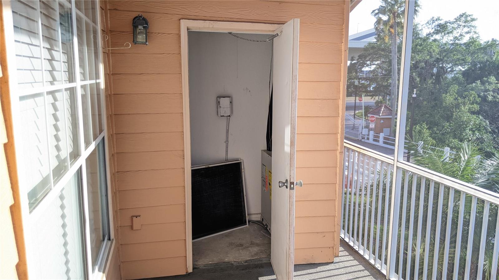 Storage closet in Patio