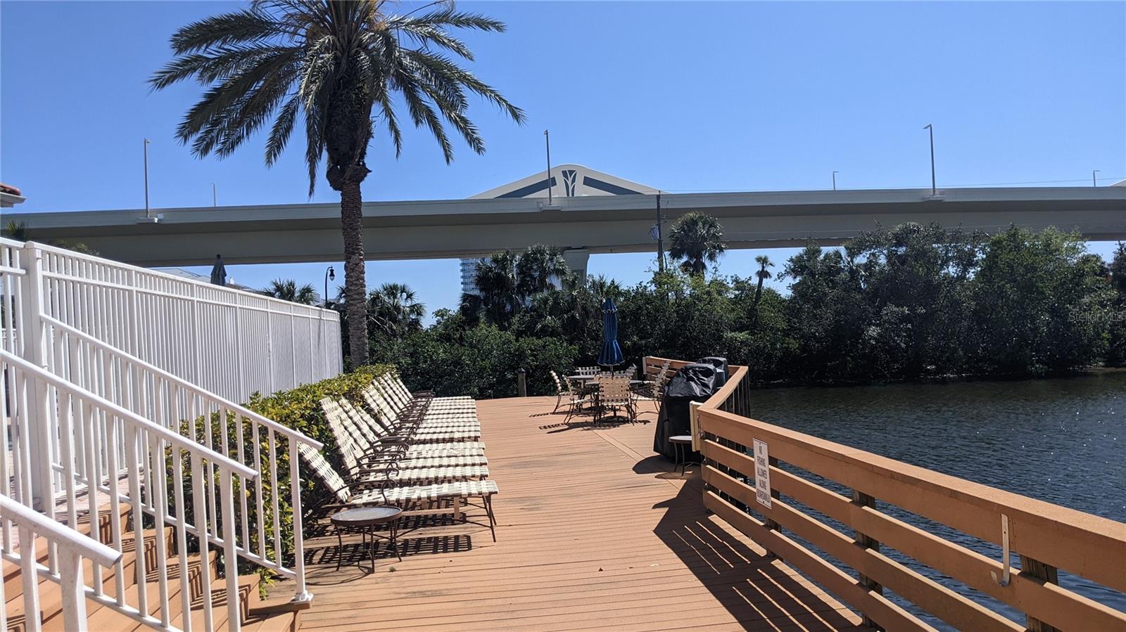 Sun deck with BBQ Grill