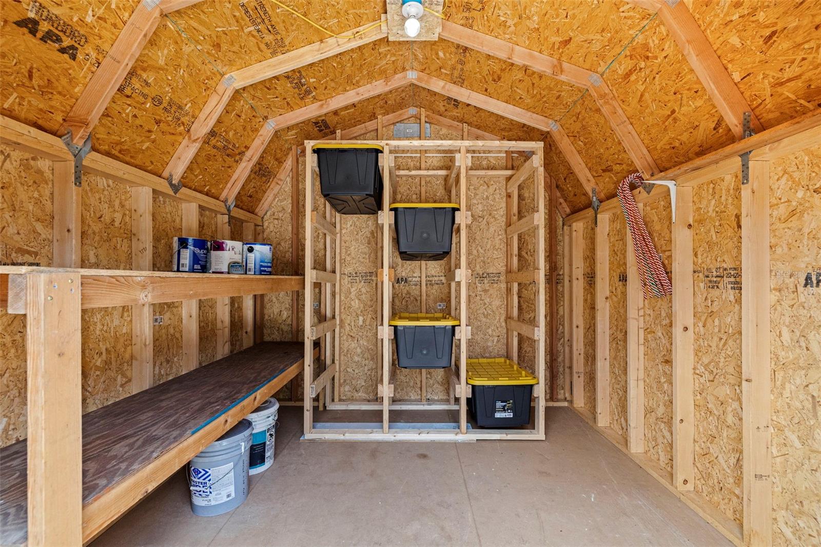 Shed Interior